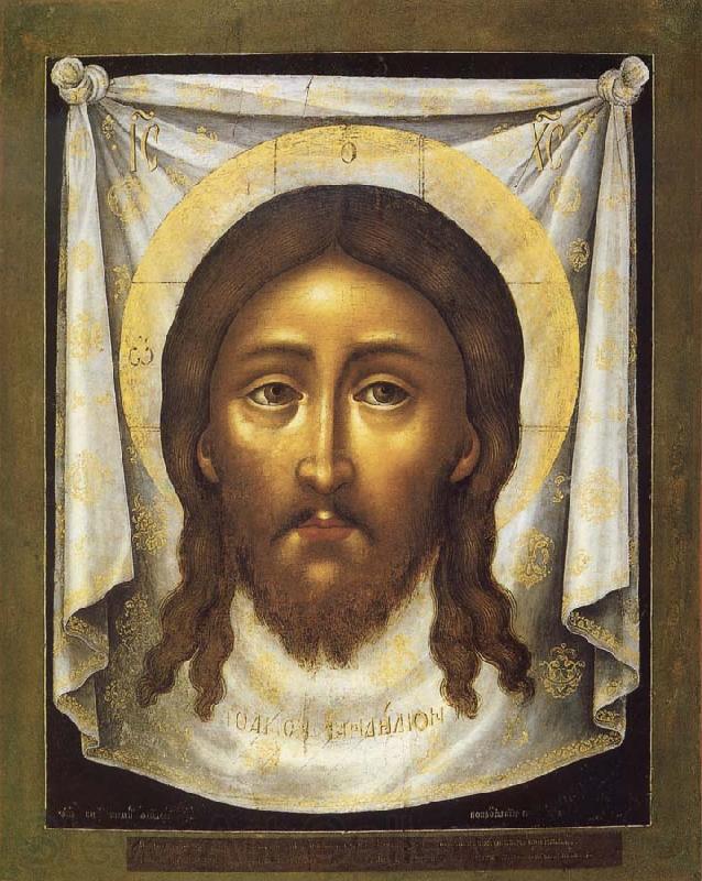 unknow artist Simon Ushakov,Mandylion or Holy Face France oil painting art